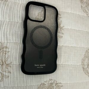 Kate Spade Black iPhone Case 16 pro max